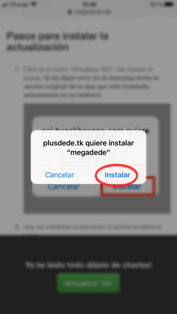 instalar megadede iphone captura 2